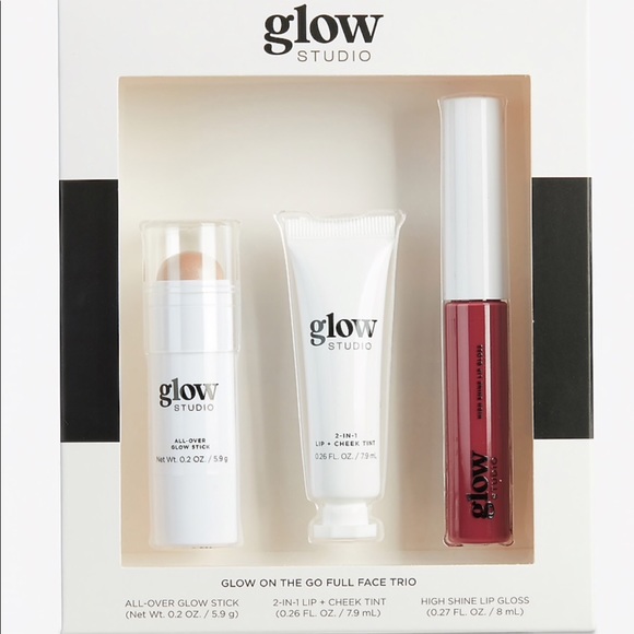 Sephora Other - HP🎉 Glow Studio Cool Pink Full Face Trio Gift Set